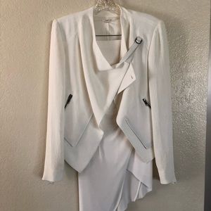 Helmut Lang Asymmetric Blazer with Skirt